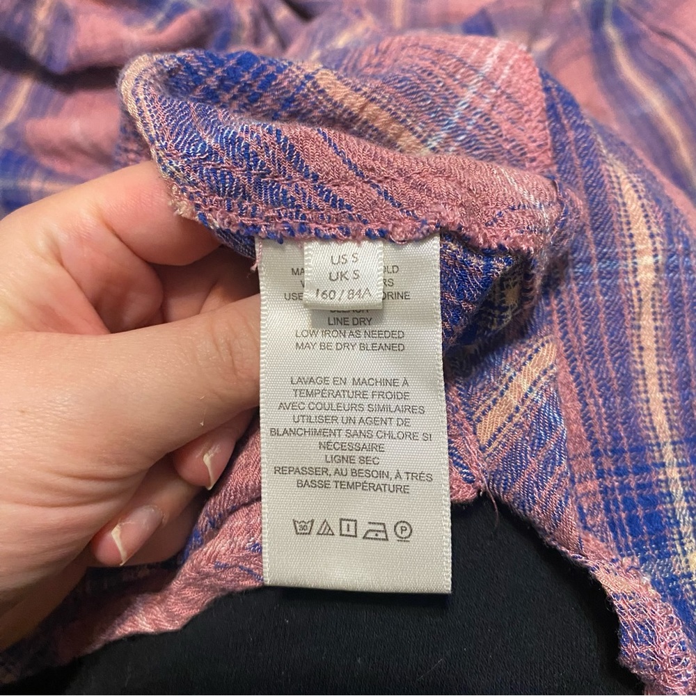 {Urban Outfitters | BDG} Keanu Flannel Button-Down Shirt~ Size Small - Picture 10 of 16